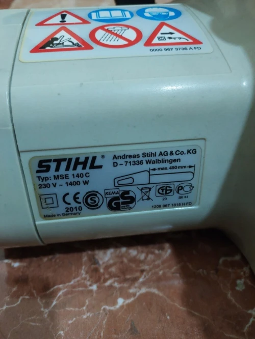 Tronçonneuse électrique Stihl MSE 140 C