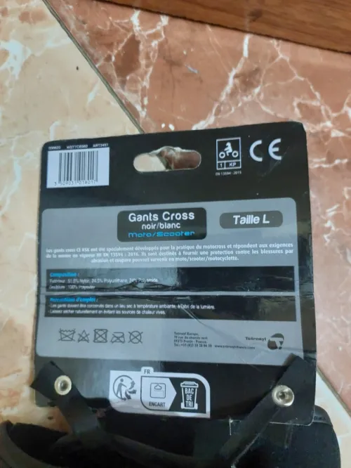 Gants Cross (Moto / Scooter) taille L