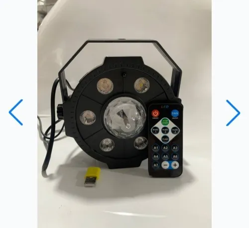 Projecteur RGB Laser Rotatif 6-en-1 Effets lumineux professionnels
