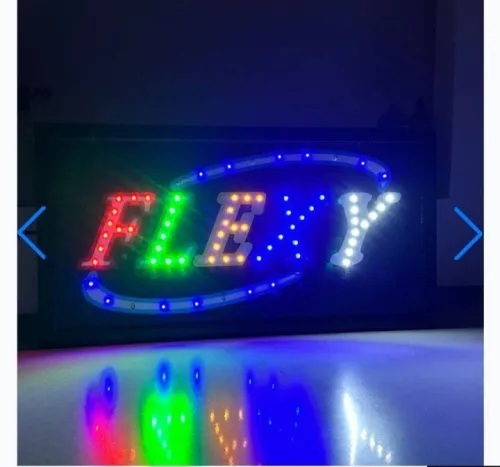 Plaque de Signalisation LED Multicolore Flexy  attirez tous les regards