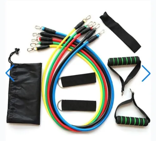 Ensemble de bandes élastiques de musculation 11PCS entraînement complet à domicile