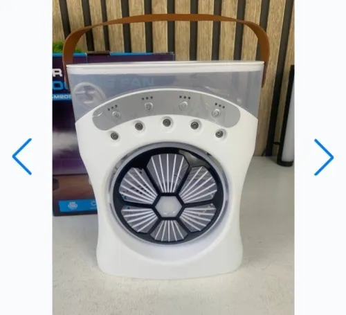 Ventilateur Brumisateur USB Portable avec Éclairage LED  3 Vitesses