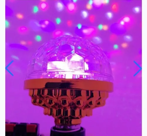 Lampe Disco Ball rotative multicolore  ambiance festive garantie