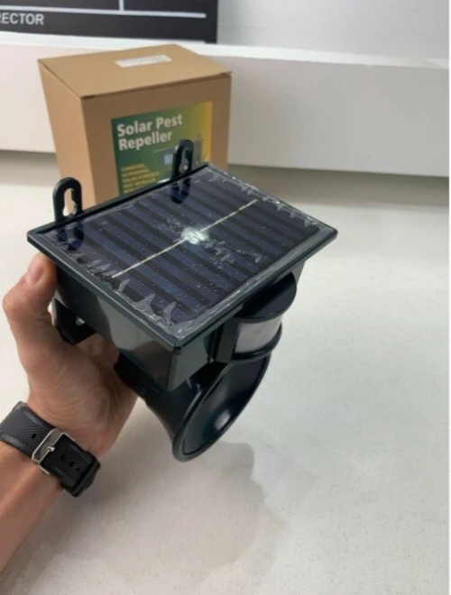 Répulsif solaire sonique avec détecteur de mouvement  protection efficace du jardin