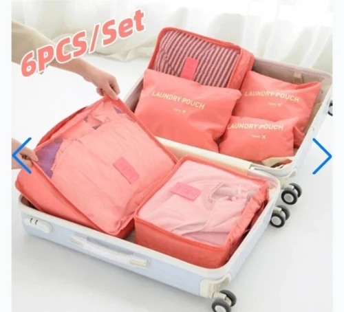 Ensemble de 6 sacs de rangement voyage  organisation parfaite