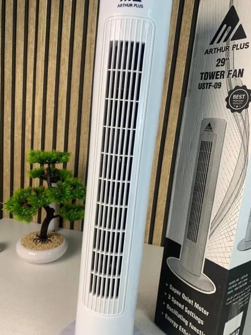 Arthur Plus 29" Tower Fan USTF-09 - مروحة برج آرثر بلس 29 بوصة فائقة الهدوء ال