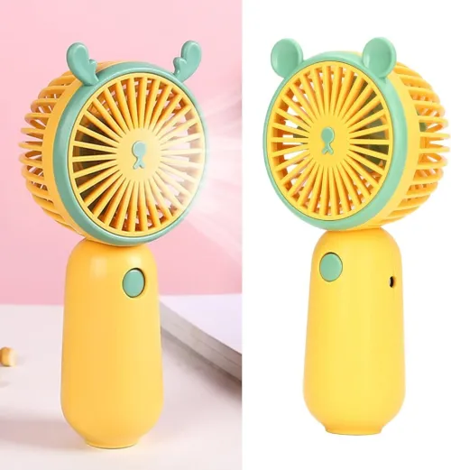 Ventilateur Pliable Rechargeable avec Support Téléphone - مروحة مكتب ويد قابلة للطي مع حامل هاتف