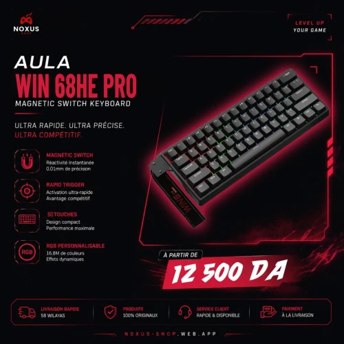 Claviers Gaming Mécaniques & Magnétiques | Noxus Shop