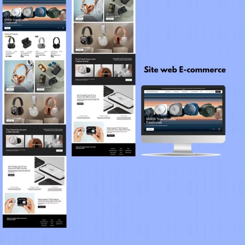 Creation site web professionnel, Shopify ecommerce, WordPress, Wix ou Codé