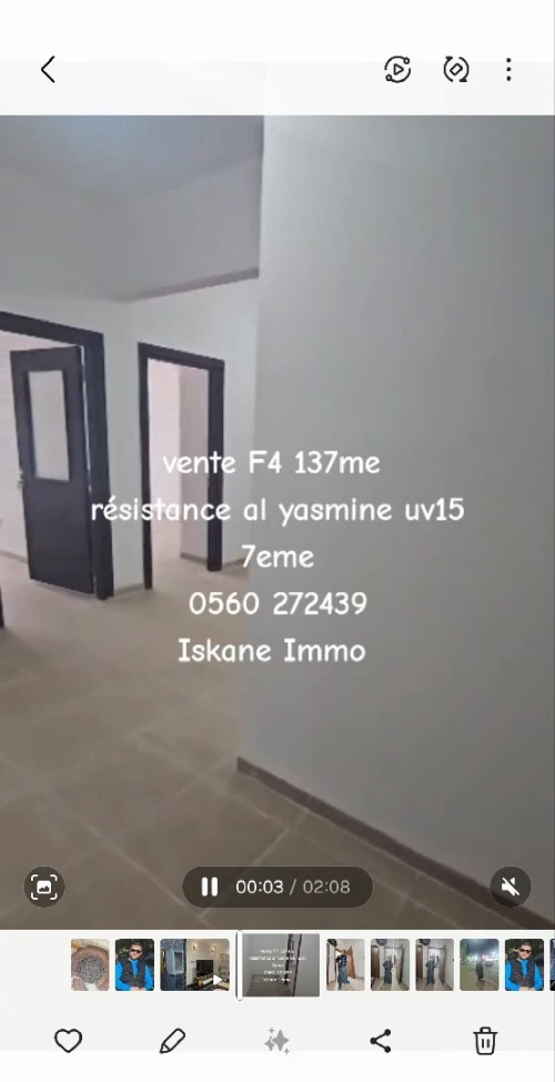 Vente Appartement F4 Constantine El khroub