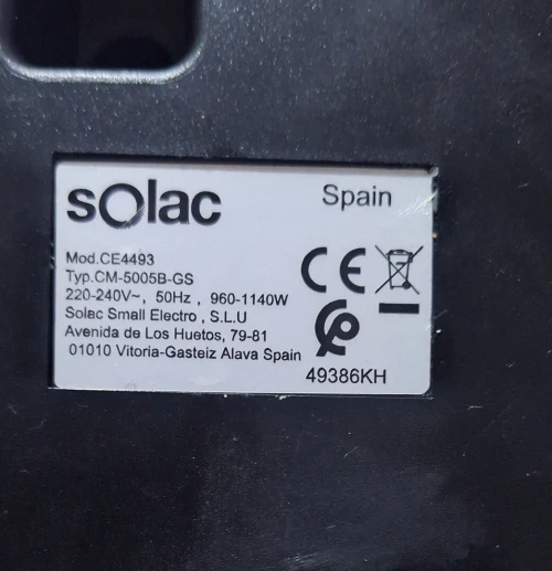 Machine a cafe Solac