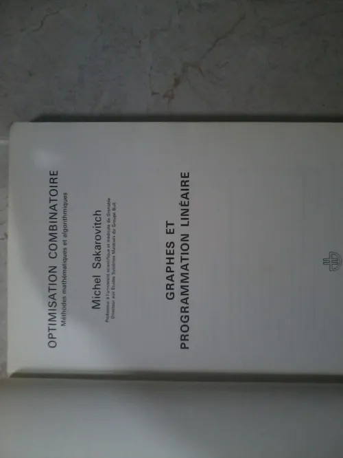 Livres sur la recherche opérationnelle