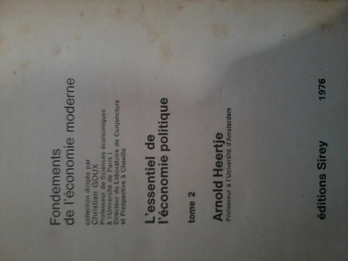 Livres sur l’ECONOMIE 