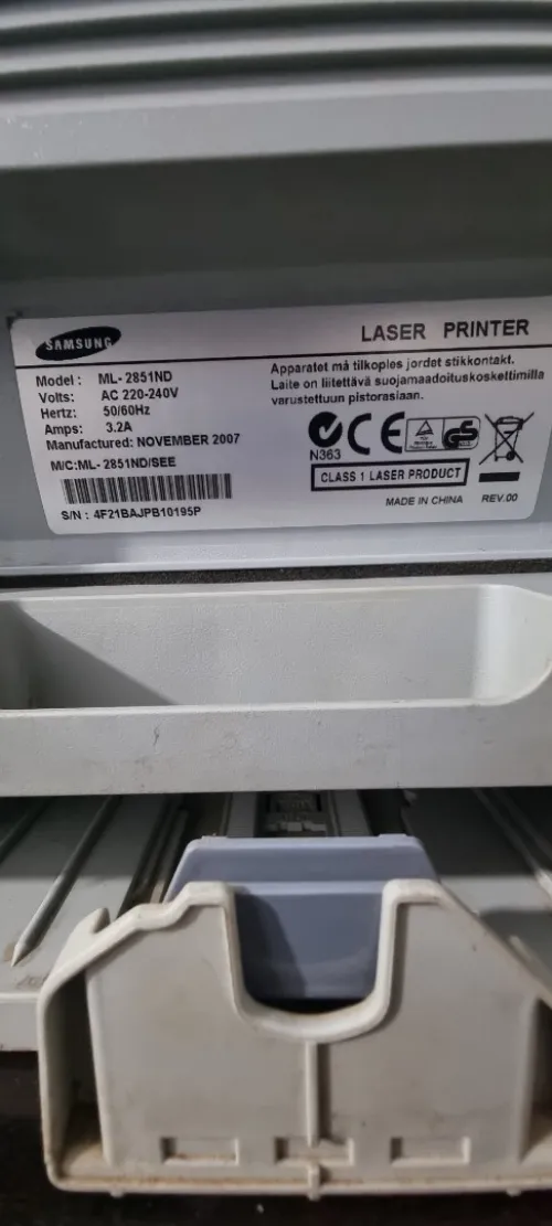Imprimante Samsung ml 2851 nd