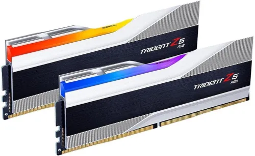 RAM DDR5 32GB (16x2) 6000 CL36 G SKILL TRIDENT Z 5 RGB - Metallic Silver