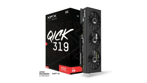 XFX Speedster QICK  Radeon RX 7700 XT Black Edition 12GO