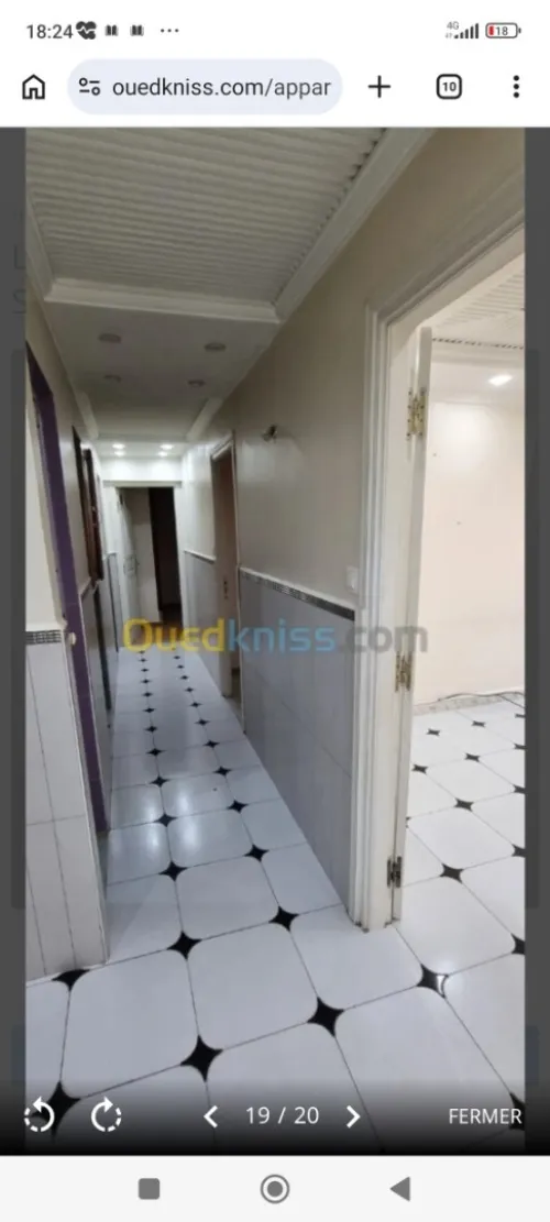 Location Appartement F3 Alger Hydra