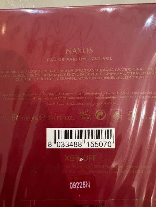 parfum xerjoff naxos Original.