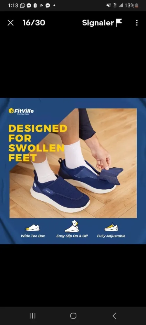 Chaussure de diabétique (fitville)