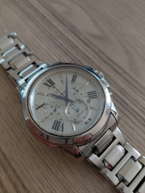 Montre Seiko Premier Solar White Silver Originale