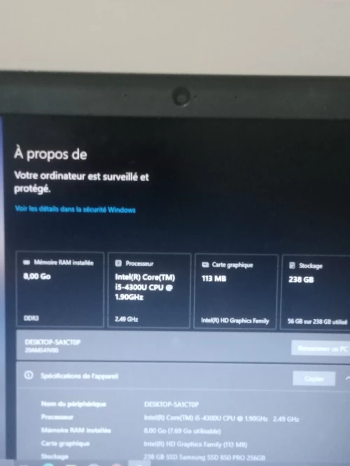 Lenovo Think pad v pro x240