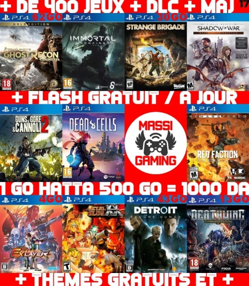 INSTALLATION JEUX DIAL PS4 FLASHÉE 9.X & 11.00 & 12.X & 13.00 (+ FLASH GRATUIT + DLC + MISE A JOUR)