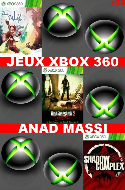 INSTALLATION JEUX XBOX 360 (PRIX CHOC FA DESCRIPTION)