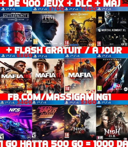 INSTALLATION JEUX DIAL PS4 FLASHÉE 9.X & 11.00 & 12.X & 13.00 (+ FLASH GRATUIT + DLC + MISE A JOUR)