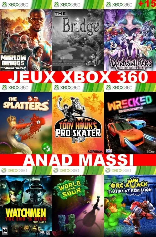 INSTALLATION JEUX XBOX 360 (PRIX CHOC FA DESCRIPTION)