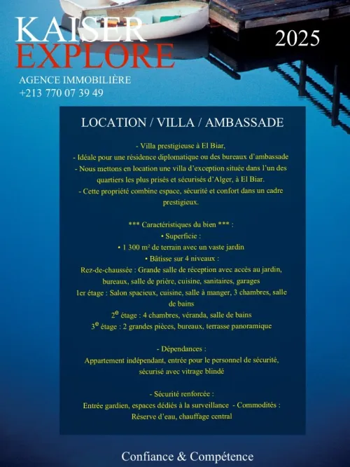 Location Villa Alger El biar