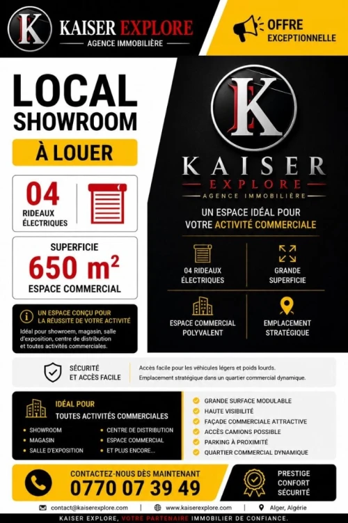 Location Local Alger Bir mourad rais