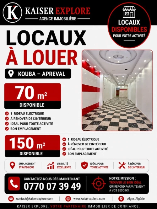 Location Local Alger Kouba