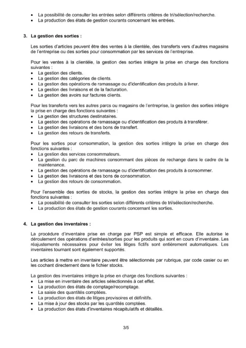 Gestion des Produits avec numéros de série et produits périssables