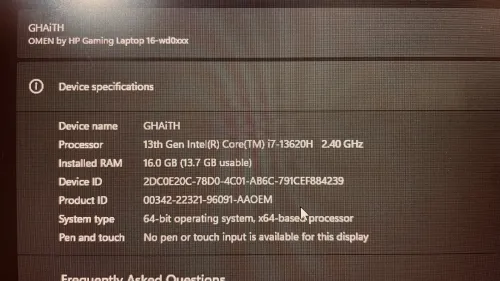 HP OMEN i7 13620H 16 GB 1 TB RTX 4060 8 GB 16 165 Hz