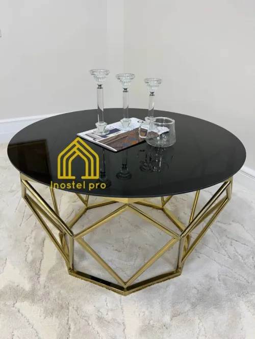table basse en inox