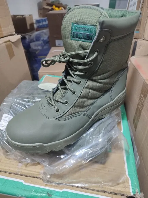 Godasse magnum vert militaire 