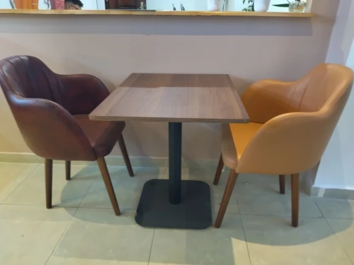 Tables et Chaises Capitonnées Restaurant / Cafétéria En HÊTRE
