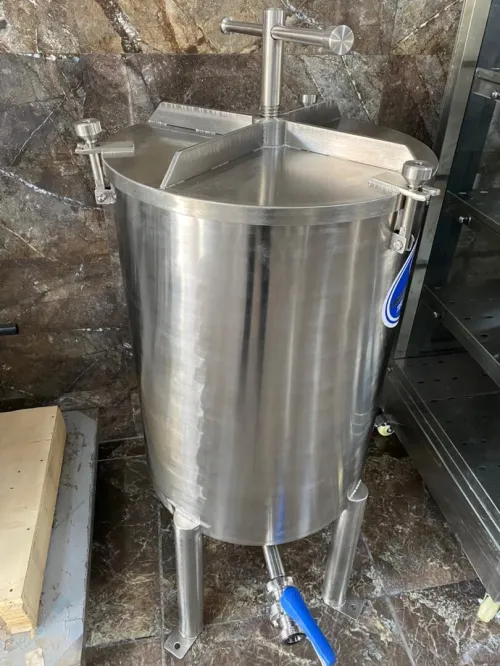 Cuve de pressage de datte en inox