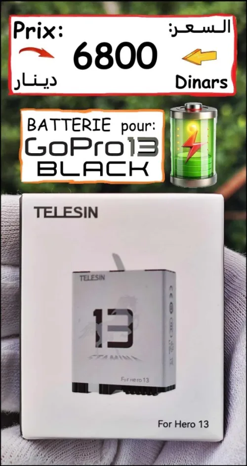 BATTERIE pour GoPro HERO 13 Black