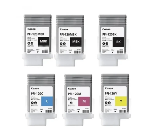 Cartouches rechargeables pour Traceur Canon PFI-120 - Compatible TM-300, TM-305, TM-200
