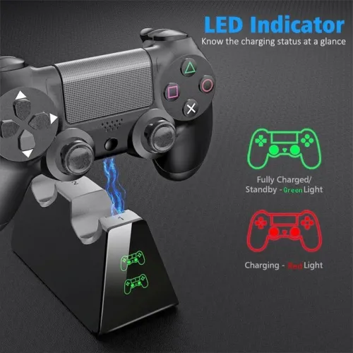 Station De Charge double pour manette PS4 DOBE TP-19012