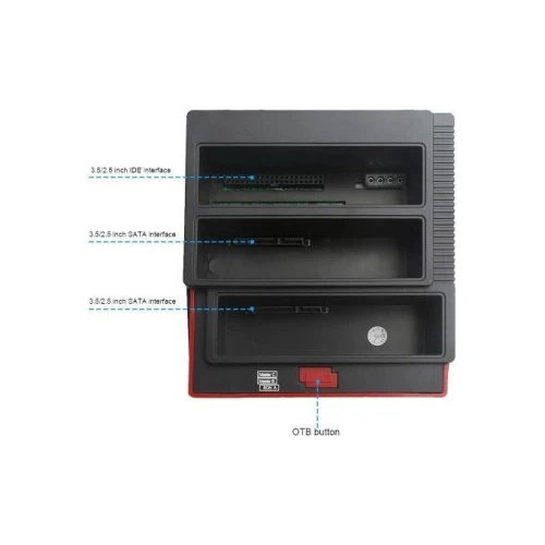 Station D'Accueil Multi-Fonction Docking Dock Station Hdd Ssd Sata Ide Usb 3.0