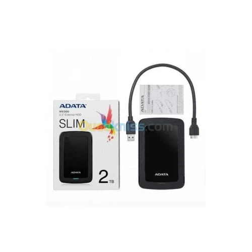 DISQUE DUR EXTERNE ADATA 2TB HV300 SLIM
