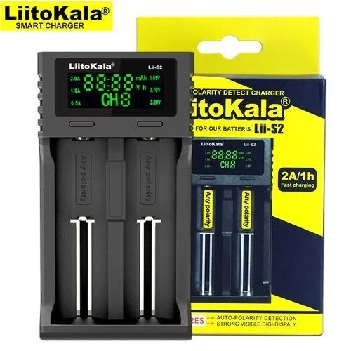 Chargeur De piles et Batterie À Détection Automatique De Polarité Metama Lii-S2