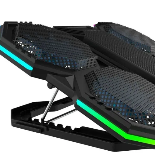 Refroidisseur laptop Gaming YL-021  [6 ventilo/vitesse reglable/ RGB/ 2USB]
