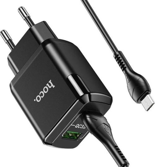 Chargeur hoco fourni avec cable N6 Original