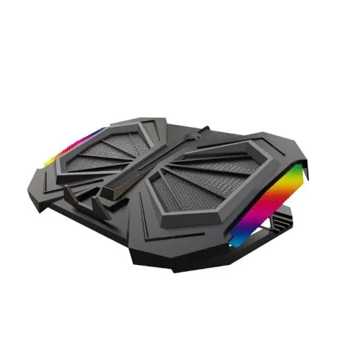 Refroidisseur laptop Gaming YL-017  [2 ventilo/vitesse reglable/ RGB/ 2USB]