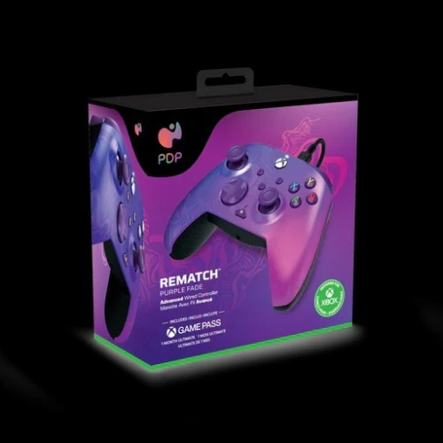 manette PDP Series X|S & PC REMATCH Purple Fade