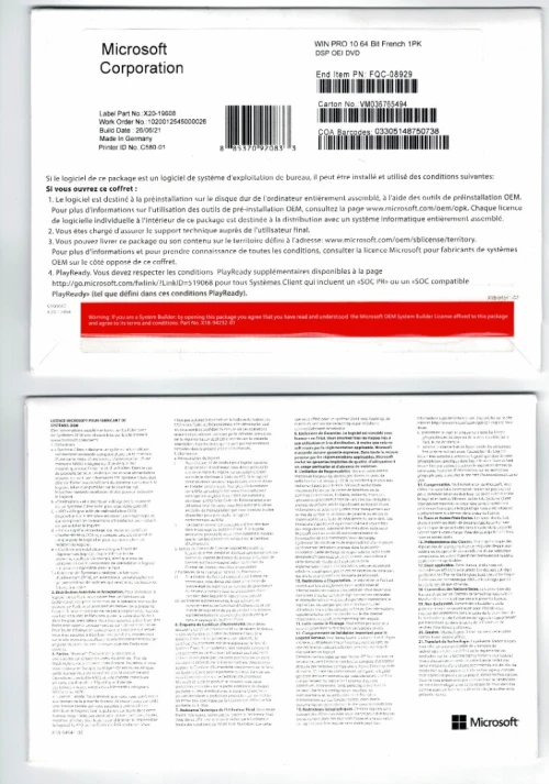 clé logicielle windows 11 / 10 office pro plus / Professional plus créative cloud entreprise .ect