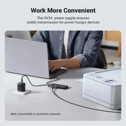 HUB type-C to 4 USB3.0 UGREEN Original REF: CM653 [P/N: 15548]